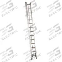 LOUISVILLE LADDER Extension Ladder: 28 ft Ladder Size, Aluminum, 300 lb Load Capacity, 55 lb Wt (MPN AE2228). Key specifications — Color: Silver; Brand: LOUISVILLE LADDER; Removable Fly: Fixed.