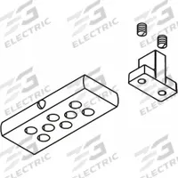 LCN Bumper Assembly: Aluminum (MPN 6030-169). Key specifications — Manufacturer Part Number: 6030-169; Brand: LCN; Compatible with Series: 6030; Product Type: Bumper Assembly.