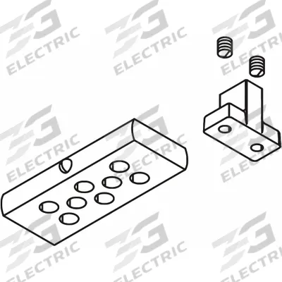 LCN Bumper Assembly: Aluminum (MPN 6030-169) - Accessories for Door Closers