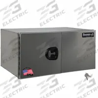 BUYERS PRODUCTS Underbody: Underbody Truck Box, Double Barn Doors Door, 18 in Overall Dp, Silver (MPN 1705310). Key specifications — Color: Silver; Brand: BUYERS PRODUCTS; Lock Type: Keyed.