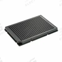 CAPLUGS 384-Well Microplates: Non-Sterile, 384 Wells, 0.112 mL, 85 mm Dia, Square, Polystyrene (MPN 2908225Z10E1). Key specifications — Brand: CAPLUGS; Body Color: Black; RNase/DNase Free: No; Well Shape: Square; Material: Polystyrene.