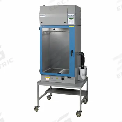 MYSTAIRE Mobile Cart: 42 in Overall Dp, 39 in Overall Wd, 25 in Overall Ht, Metal - Fume Hood Carts & Stands