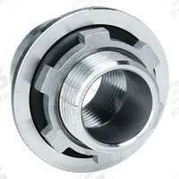CALBRITE Hubs (Myers) for RMC/IMC: 1/2 in Trade Size, 1 5/8 in Overall Lg, 316 Stainless Steel (MPN S60500LT00). Key specifications — Insulated: Yes; Thread Size: 1/2"-14; Thread Type: NPT; Brand: CALBRITE.