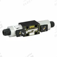 PARKER Hydraulic Directional Valve: 13.3 gpm Max Flow Rate, D03 NFPA Size, Three Positions, 24V DC (MPN D1VW009CNJW). Key specifications — attr1018253: PARKER; attr1018274: D03; attr1018249: D1VW009CNJW; attr1018289: D1VW.