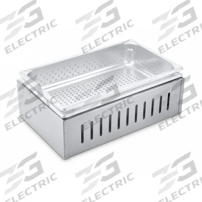 CROWN VERITY Steam Pan Adapter: Stainless Steel, 21 in Overall Wd, 13 in Overall Dp - Removable Cooking Surfaces & Trays