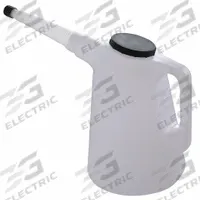 WESTWARD Measuring Container: 6 qt Fluid Capacity, Flex, 8 in Spout Lg, 12 1/4 in Overall Ht, White (MPN 33RL91). Key specifications — Brand: WESTWARD; Includes Graduation Marks: Graduation Marks Included; Spout Type: Flexible.