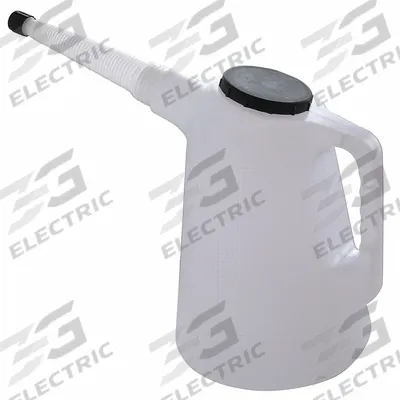 WESTWARD Measuring Container: 6 qt Fluid Capacity, Flex, 8 in Spout Lg, 12 1/4 in Overall Ht - Oil Measuring Containers