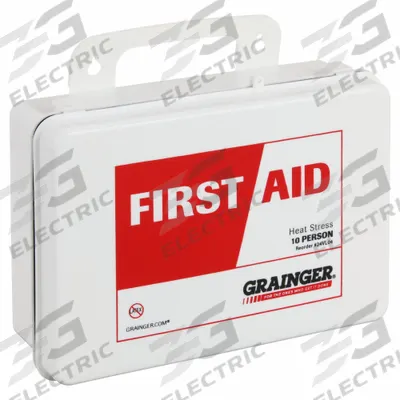 FIRST AID ONLY Heat Stress Kit: Heat Stress, 10 People Served, 191 Components - Heat Stress First Aid Kits