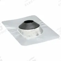 Steel Roof Vent Pipe Flshng for 3"pipe: For Shingled Roof, Rectangular Base, For 1 Pipes, Steel (MPN 4YN40). Key specifications — Top Opening: Open; Material - Collar: Elastomeric; Brand: PORTALS PLUS.