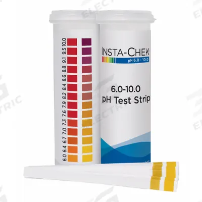 HYDRION pH Test Strips: 6 pH to 10 pH, 0.3 pH Resolution, 3 1/4 in Overall Lg - High Precision pH Strips