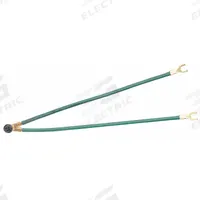 IDEAL Grounding Pigtail: Copper, Green, Fastening Ground Conductor, 8 in Overall Lg (MPN 30-3288). Key specifications — For Product Type: Fastening Ground Conductor; Brand: IDEAL; Accessory Type: Grounding Pigtail; Color: Green; Material: Copper.