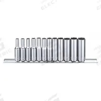 WESTWARD Socket Set: 1/4 in Drive, 12 Piece, 12-Point, Metric, 3.5 mm to 12 mm (MPN 53PN32). Key specifications — attr1224269: 1/4 in; attr1204685: Tether Ready; attr1204650: 3.5 mm to 12 mm; attr1204673: Socket Bits Not Included; attr1204688: WESTWARD; attr1206170: Deep Sockets.