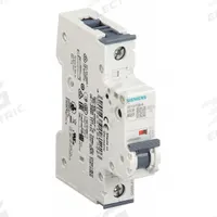 SIEMENS IEC Supplementary Protector: 20 A Amps, 72V DC, 10kA at 230/400V AC, Screw Clamp, 5SY4, B (MPN 5SY41206). Key specifications — Brand: SIEMENS; Terminal Connection: Screw Clamp; DC Voltage Rating: 72V DC; Max. AIR Rating: 10kA at 230/400V AC; Series: 5SY4; AC Voltage Rating: 230/400V AC; Curve Type: B.