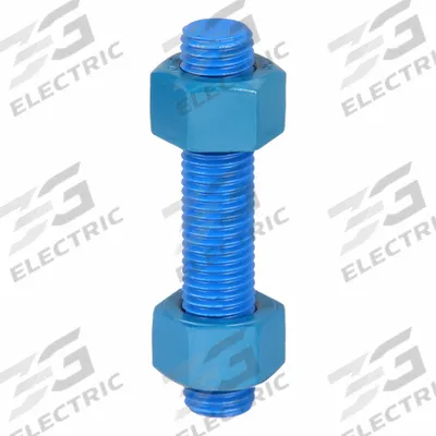 USA FASTENER Fully Threaded Stud: 7/8"-9 Thread Size, Steel, Grade B7, PTFE Coated - PTFE-Coated Fully-Threaded Rods & Studs