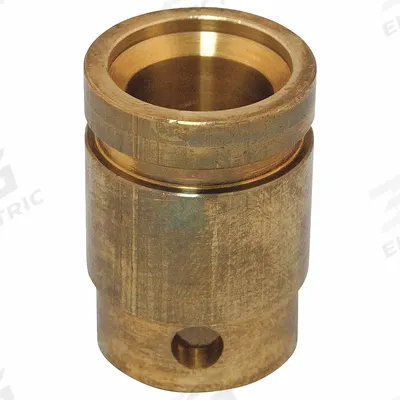 CHICAGO FAUCETS Cartridge Sleeve: Use with Hot/Cold Water, Brass, Rough Brass - Faucet Stems, Spindles, Filters & Cartridge Parts