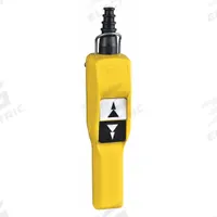 SCHNEIDER ELECTRIC Pendant Control Station: (2) Push Buttons, 2NO, Up/Down, NEMA 1/4/4X/5 (MPN XACA207). Key specifications — AC Contact Rating: 3 A @ 250 V; Action: Momentary/Momentary; DC Contact Rating: 0.1 A @ 600 V; Enclosure Material: Plastic; Hub Style: Dead-End; Legend: Up/Down; Operator Configuration: (2) Push Buttons; Brand: SCHNEIDER.