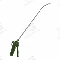 EXAIR Air Gun: Ergonomic Grip, Polyoxymethylene, 1/4 in Female NPT, 12 in Actual Extension Lg, 12 in (MPN 1808-PEEK-12). Key specifications — attr1328526: Polyoxymethylene; attr1328500: Extension Pipe; attr1328508: EXAIR; attr1328515: No; attr1328533: Yes.