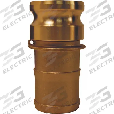 DIXON VALVE & COUPLING Cam and Groove Adapter: 2 1/2 in Coupling Size, 2 1/2 in Hose Fitting Size - Type E Forged Brass Cam & Groove Fittings