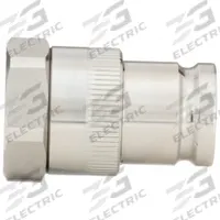 PARKER Hydraulic Quick Connect Hose Coupling: 3/8 in Coupling Size, 316 Stainless Steel, Female NPSF (MPN S71-3N6-6FV). Key specifications — Seal Material: Fluorocarbon; Body Material: 316 Stainless Steel; Brand: PARKER.