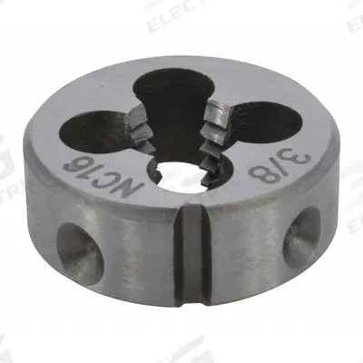 WESTWARD Alloy Steel Die 1" Width, 3/8-16 UNC: CCT1060-71, Die - Pneumatics