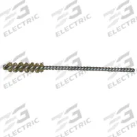WEILER Round Tube Brush: Single Stem, Brass, 1/4 in Dia, 0.004 in Fill Dia, 1/8 in Stem Dia, 10 PK (MPN 93859). Key specifications — Brand: WEILER.
