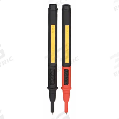 FLUKE Test Probe: CAT II 1000V/CAT III 1000V/CAT IV 600V, Std Probe, 5 in Lg - Test Probes