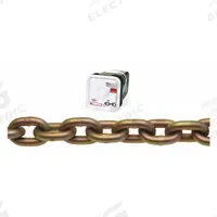 CAMPBELL Straight Chain: 3/8 in Chain Trade Size, 70 Chain Grade, Carbon Steel, Straight, Welded (MPN T0510626). Key specifications — Brand: CAMPBELL.