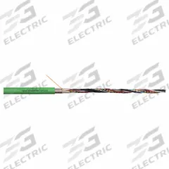 CHAINFLEX Measuring System Cable: (4) Pr 26 AWG (0.14)/(4) 26 AWG (0.14)/(4) Shielded 20 AWG (0.50) (MPN CF11-004-D). Key specifications — Conductor Grouping: (4) Pair 26 AWG/(4) 26 AWG/(4) Shielded 20 AWG; Includes Ground: No; Overall Length: Order by the Foot; Minimum Bend Radius Factor - Fixed: 4 x OD; Minimum Bend Radius Factor - Flexible: 6 x OD; Brand: CHAINFLEX.