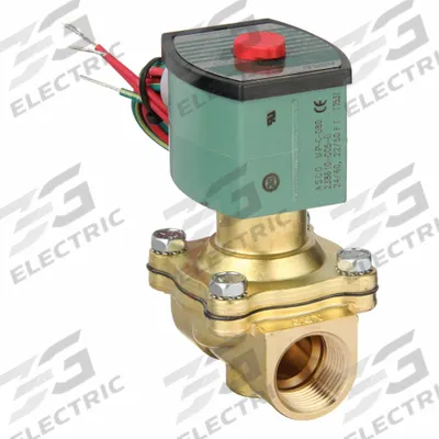 REDHAT Solenoid Valve: 2-Way, Normally Open, 3/4 in Pipe Size, 24V AC, Watertight - 2-Way/2-Position, Normally Open Solenoid Valves
