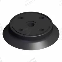 SMC Vacuum Pad: Flat with Ribs, w/o Adapter, 63 mm Pad Dia, NBR, Black, 50, 14.5 mm Pad Ht, ZP (MPN ZP63HN). Key specifications — attr1019101: ZP63HN; attr1019103: SMC; attr1019107: 50.