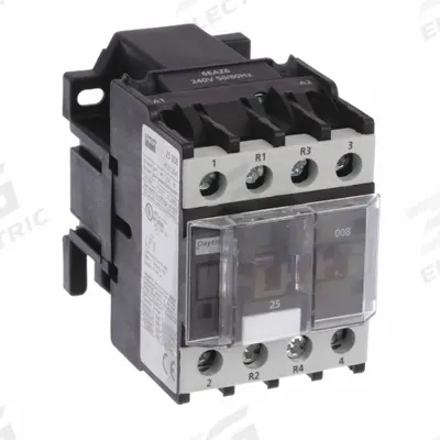Dayton Magnetic Contactor: Non-Reversing, 4 Poles, 2NO/2NC Contacts, 25 A - Non-Reversing IEC Contactors