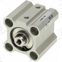 SMC Compact Cylinder: 25 mm Bore Dia, 10 mm Stroke Lg, Through Hole Mounting, Aluminum, M5 x 0.8 (MPN CQ2B25-10D). Key specifications — attr946022: Through Hole; attr946024: Single Rod; attr946038: CQ2; attr1123057: Rotating Rod; attr945997: SMC.