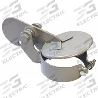 Exhaust Rain Cap: Powder Coated, Steel, Gray, Bolt Mounting (MPN 11014). Key specifications — Color: Gray; Material: Steel; Brand: ANTHES.