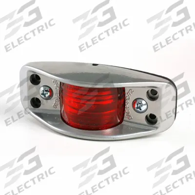 GROTE Clearance Marker Lamp: Clearance Light, Incandescent, Rectangular, Red - Clearance Lights