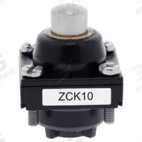 TELEMECANIQUE SENSORS Limit Switch Head: Plunger, Top (MPN ZCKD10). Key specifications — Compatible with Series: XCKM; Actuator Location: Top; Brand: TELEMECANIQUE SENSORS; Action: Momentary.