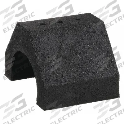 DURA-BLOK Pipe Support Base: Rubber Base, 9.6 in Overall Lg, 500 lb Load Capacity - Support Blocks