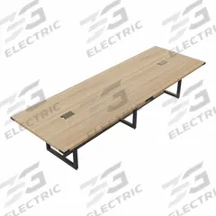 MIRELLA Conference Table: Rectangle, Fiberboard, Sand Dune, 47 1/4 in Overall Lg, 144 in Overall Wd (MPN MRS12SDD). Key specifications — attr987891: Traditional Leg; attr987894: Fiberboard; attr987867: Steel; attr987857: MIRELLA; attr987872: Steel.