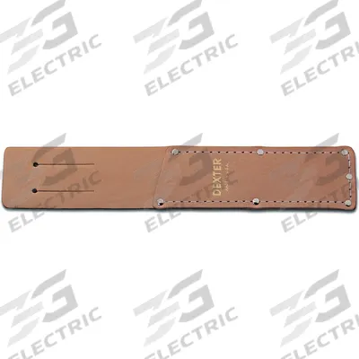 DEXTER RUSSELL Knife Guard: 1 pcs, 11 in Overall Lg, 4 7/8 in Overall Wd, Tan, Leather - Knife Guards & Scabbards