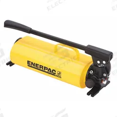 ENERPAC Hydraulic Hand Pump: 2 Stages, Single Acting, 500 psi Max. Pressure 1st Stage, Steel (MPN P801). Key specifications — Brand: ENERPAC; Cylinder Compatibility: Single Acting.