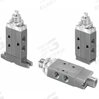 PARKER Manual Air Control Valve: DirectAir 2, Four-Way / Two-Position, Plunger, 1/8 in Female NPT (MPN 410111000). Key specifications — attr1084737: Aluminum; attr1084764: Manual Air Control Valve; attr1084778: Spool; attr1084767: DirectAir 2; attr1084731: 410111000; attr1084739: PARKER; attr1084765: Spring Return; attr1084768: DirectAir 2.