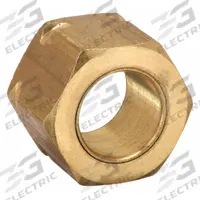 APPROVED VENDOR Compression Fitting Nut: 1/2 in OD Fitting Size, Compression, Brass (MPN 700261-08). Key specifications — Brand: APPROVED VENDOR.