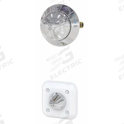 BESTCARE Shower Faucet: WH538, 1.6 gpm Fixed Showerhead Flow Rate, Chrome/White - Institutional Shower & Bathtub Spout System