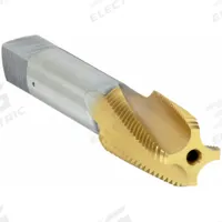 OSG Pipe and Conduit Thread Tap: 1/8"-27 NPT, 4 Flute, TiN Coated Cobalt (MPN 1735205)