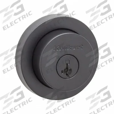 KWIKSET Single Cylinder Deadbolt: Cylindrical, 1 3/4 in Door Thick - Max - Standard Cylindrical Deadbolts