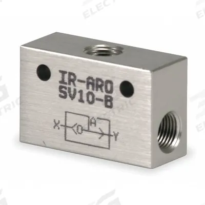 ARO Shuttle Valve: 1/4 in NPT, 10 psi to 200 psi - Pneumatic Shuttle Valves