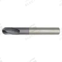 WIDIA HANITA Ball End Mill: Carbide, TiAlN Coated, 2 Flute, 4 mm Mill Dia, 4 mm LOC, 50 mm OAL (MPN 715104001RT)