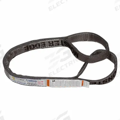 STREN-FLEX Web Sling: Type 3, Nylon, 6 ft Sling Lg, 16 in Eye Lg - Protected-Edge Nylon Flat-Eye Web Slings