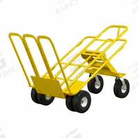 SNAP-LOC Cart: 1,000 lb, Single-Loop Handle, Yellow, Steel, Flat-Free, 10 in Wheel, Flat-Free Rubber (MPN SLV1000HC6Y-G). Key specifications — Brand: SNAP-LOC; Color: Yellow.
