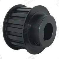 APPROVED VENDOR Timing Pulley: Trapezoidal, Fixed, For L Timing Belt Section, For 1 in Belt Wd (MPN 17LF100X3/4). Key specifications — Brand: APPROVED VENDOR; Tooth Profile: Trapezoidal; Finish: Black Oxide.