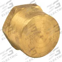 PARKER Cap: Hex Drive Cored Cap, 3/4 in, NPT Threaded, 1,000 psi, 7/8 in Lg, C36000 Brass (MPN 213P-12). Key specifications — Maximum Operating Pressure: 1,000 psi.